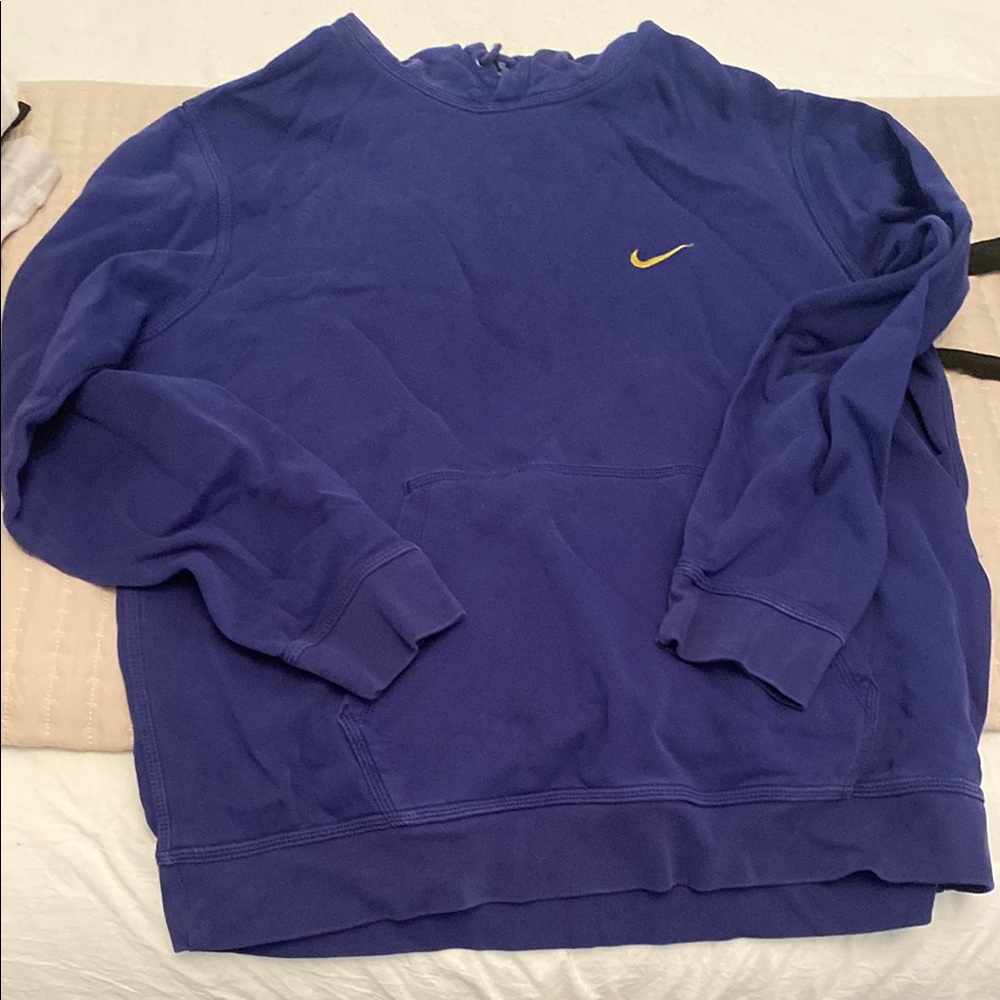 Nike Men's Blue Hoodie